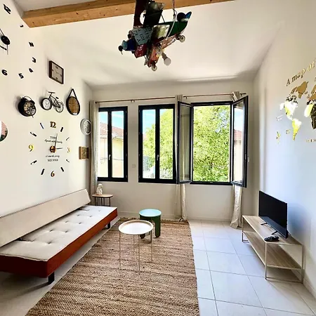 L'escale, T3 Clim - 6 Pers, Hyper-centre アパート ニーム